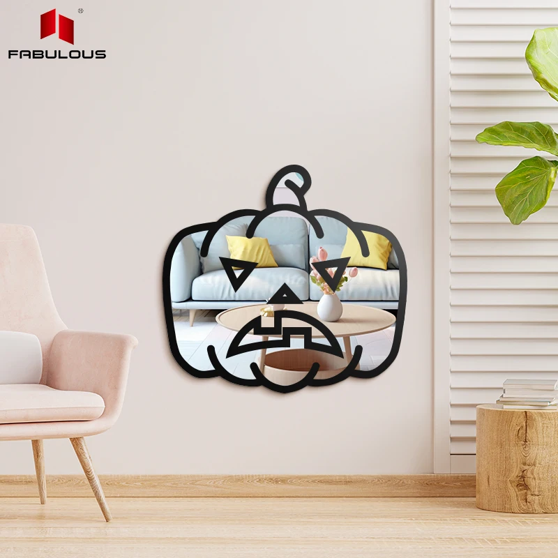 FABULOUS Tiktok popular printing acrylic mirror manufacturers design custom  shape cut holiday decorative mirror