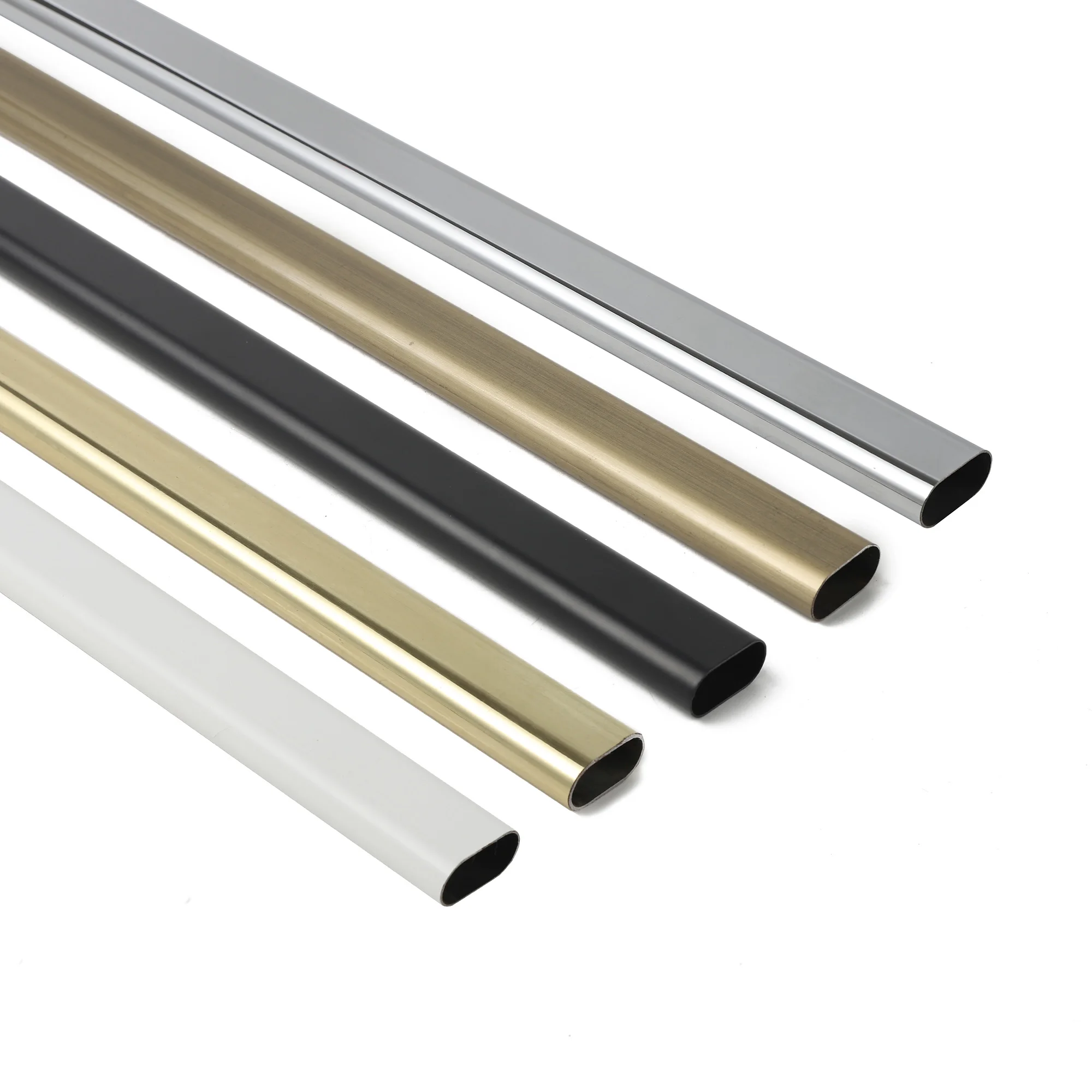 Manufacturers supply hanging rod iron art bathroom shower curtain pole wardrobe wardrobe hanging rod