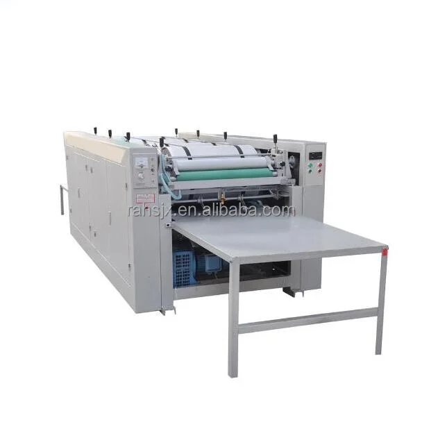 HS-850 Automatic paper bag printer with dryer logo flexo printing machine 1-5 colors non woven bag printer printing machine