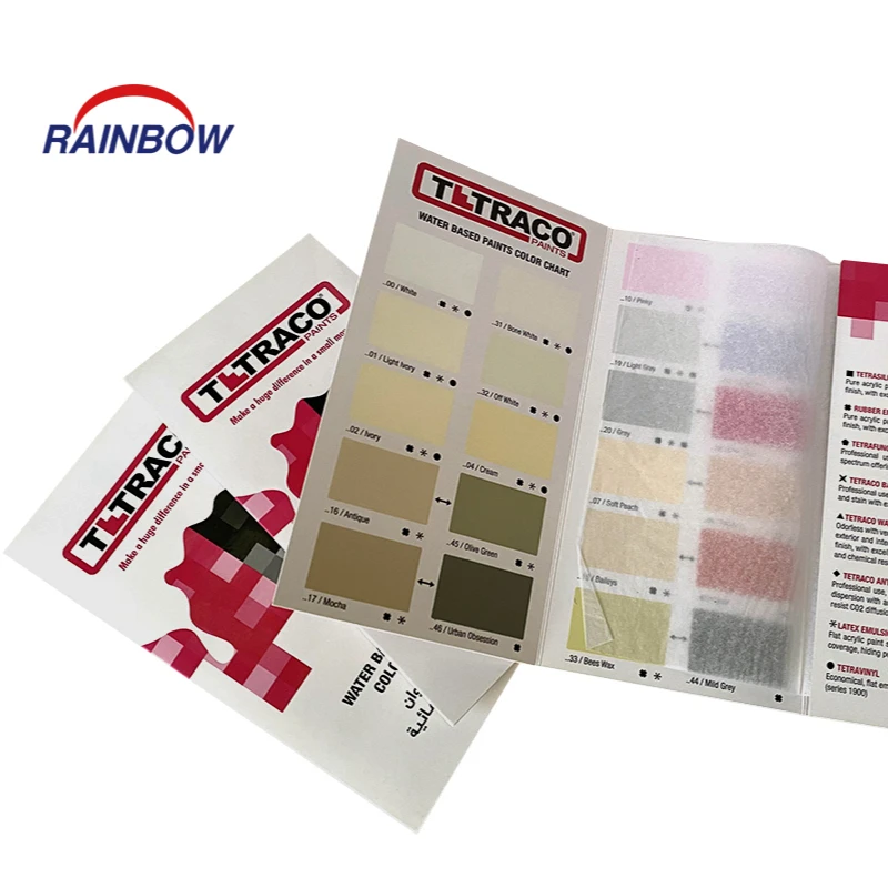 Factory Price Customized Spray Printing  Color Catalog Book  For Paint
