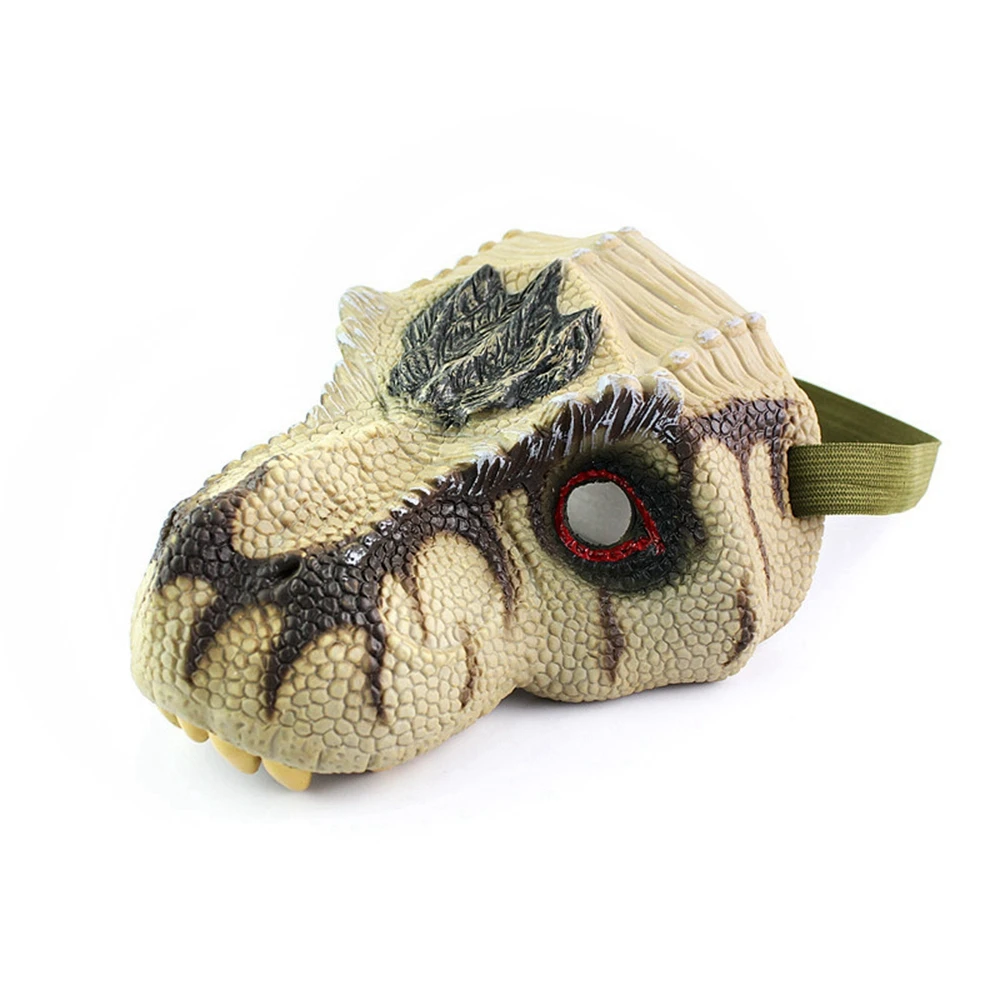 Halloween Dinosaur Mask Latex Kids Adults Mask Animal Dinosaur Halloween Realistic Jurassic World Cosplay Mask
