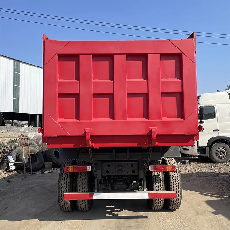Подержанный 10-колесный самосвал HOWO экспортная модель 6x4 с прицепом 336-450 лошадиных сил грузовик полуприцеп