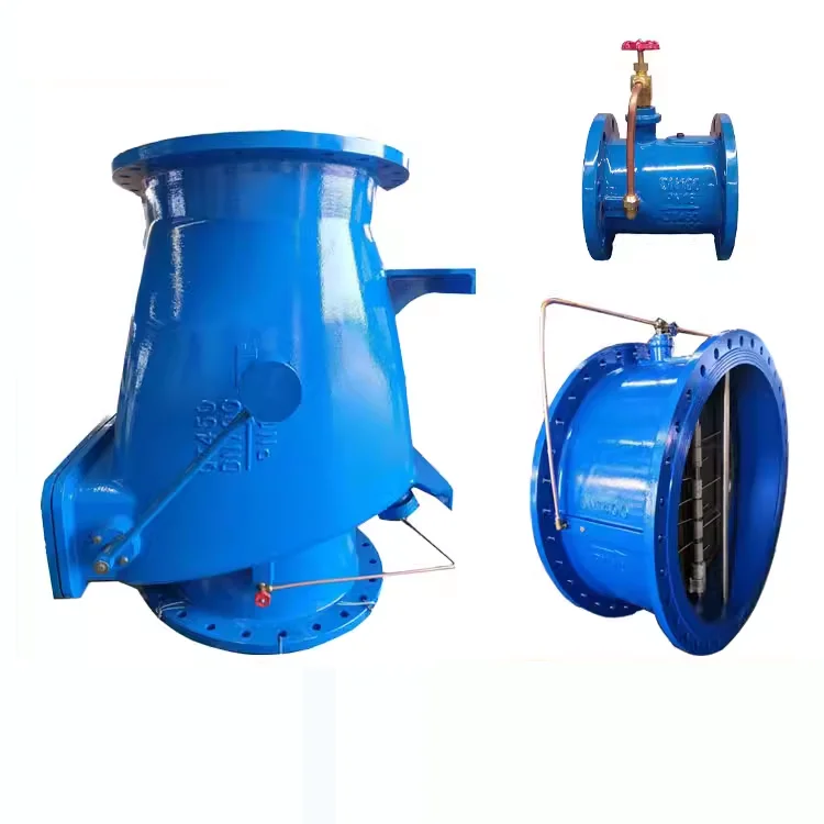 HH44X/T/H type micro-resistance slow-closing check valve Heavy weight pump backflow waterproof hammer check valve