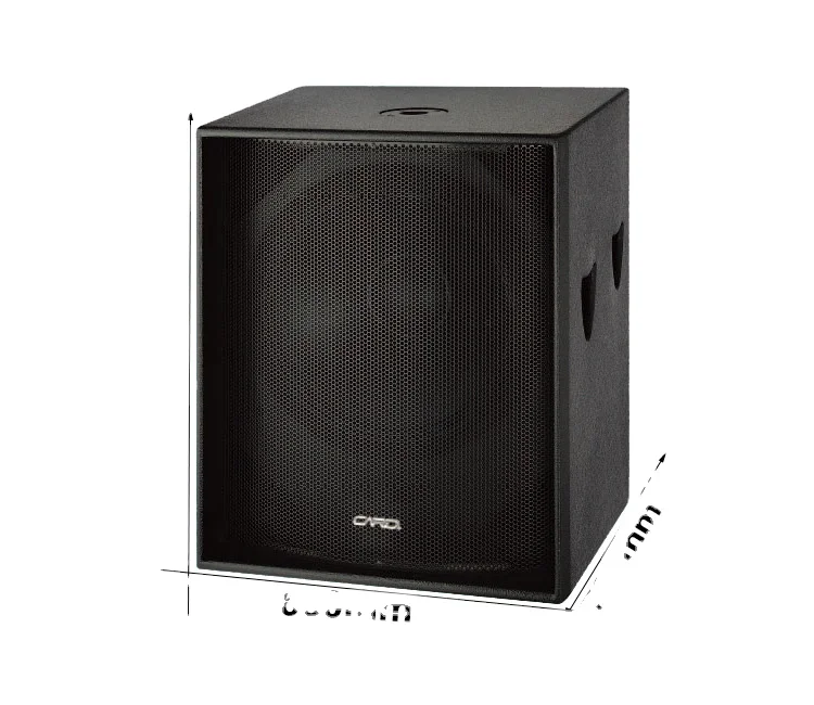 18 дюймов 2400w Пиковая мощность dj музыкальная система пассивной деревянный профессиональные сабвуферы