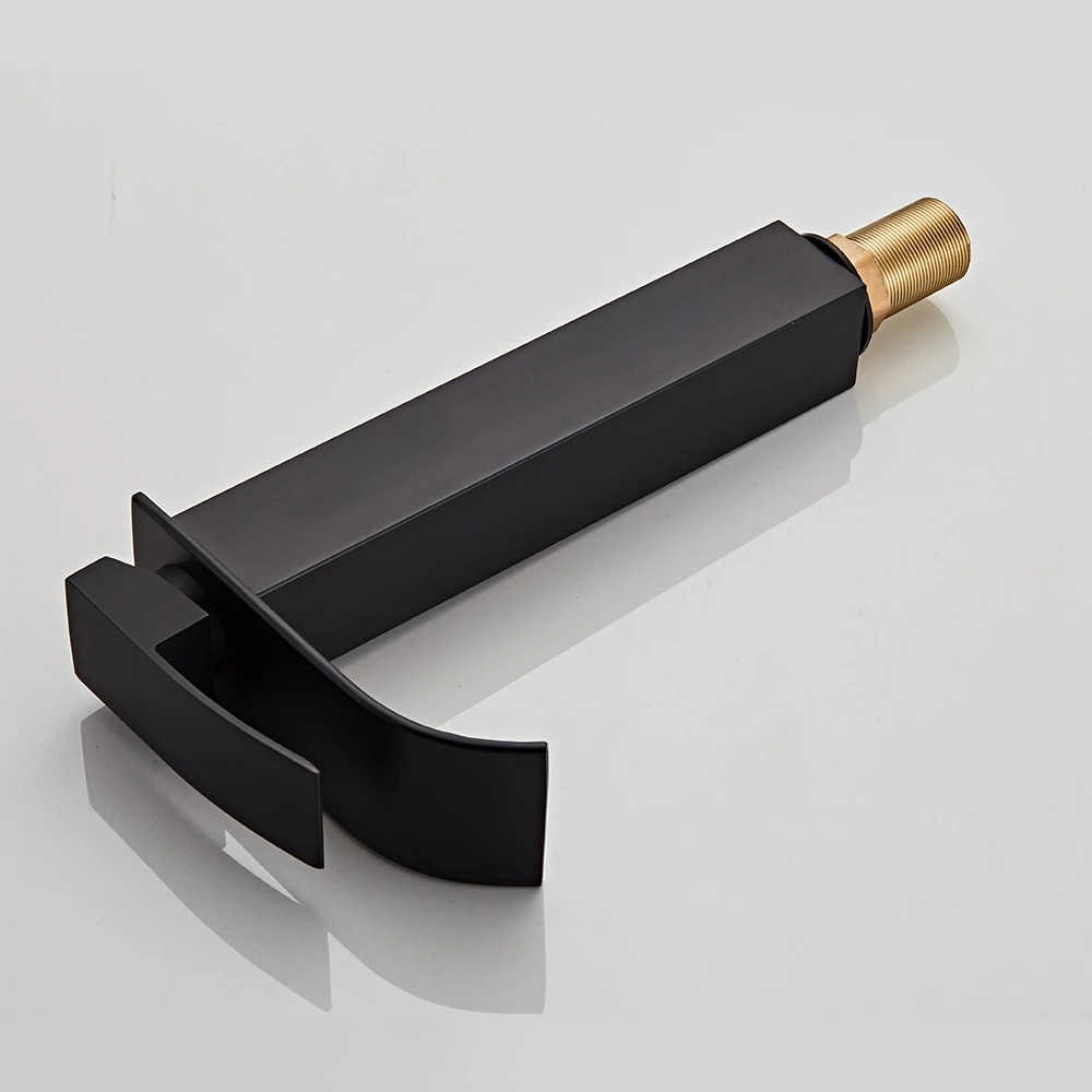 YUNDOOM OEM Bathroom Tall Washbasin Musluk Grifo Banheiro Robinet Black Brass Duchas Griferia Chrome Washroom Basin Faucets
