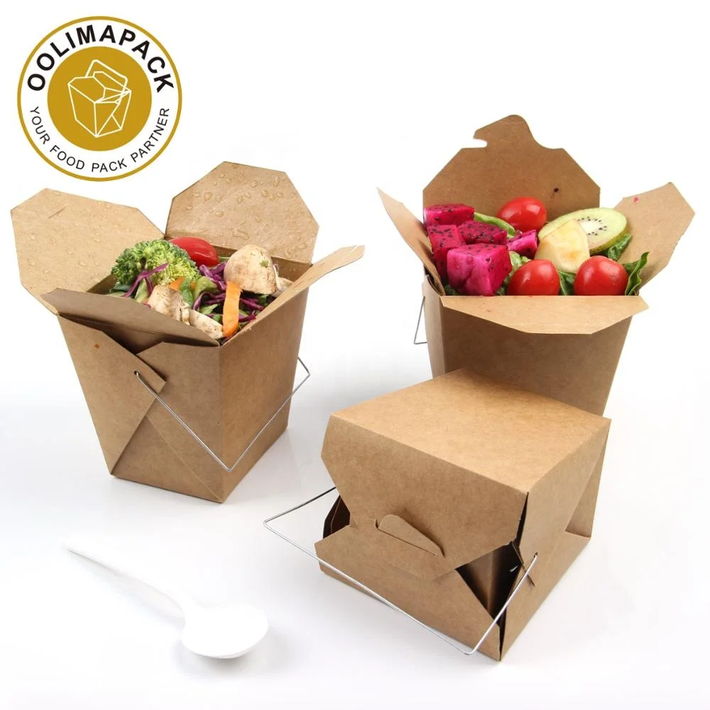 Caja Biodegradable Fast Food Packaging Box Disposable Takeaway box