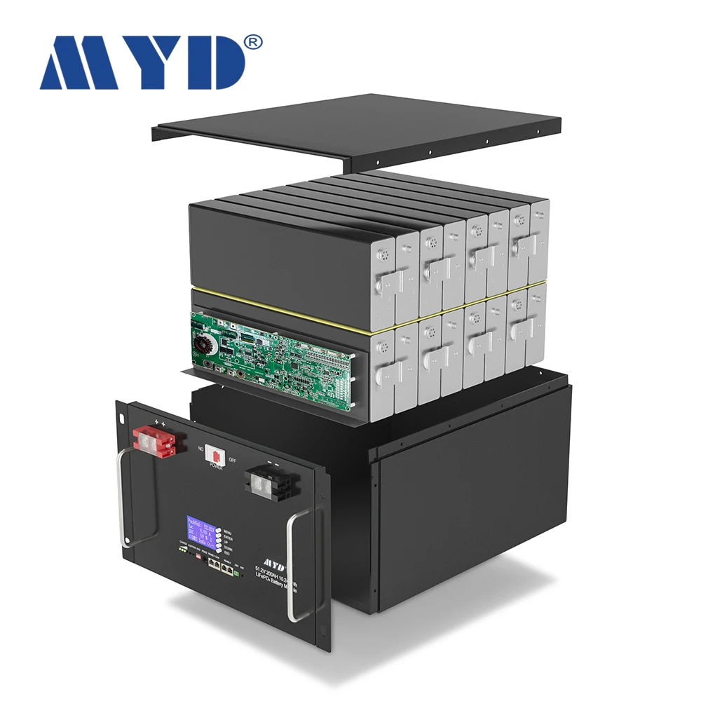 Customized 15kw Deep Cycle 48V 100Ah 200Ah Lithium Ion Batteries 48v 300ah Lifepo4 Battery pack for Solar Storage System