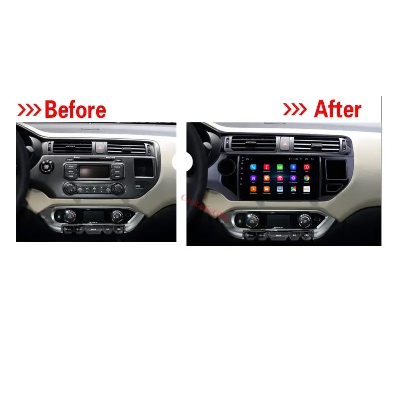 
Car Head Unit 9 inch Android 9.0 Auto Radio for KIA Rio 2012 2013 2014 2015 LHD WIFI support SWC 1080P 