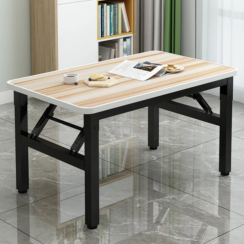 Customized Folding Rectangular Dining Table Simple Stall Coffee Table for Rental Housing Dormitories Outdoor Square Table