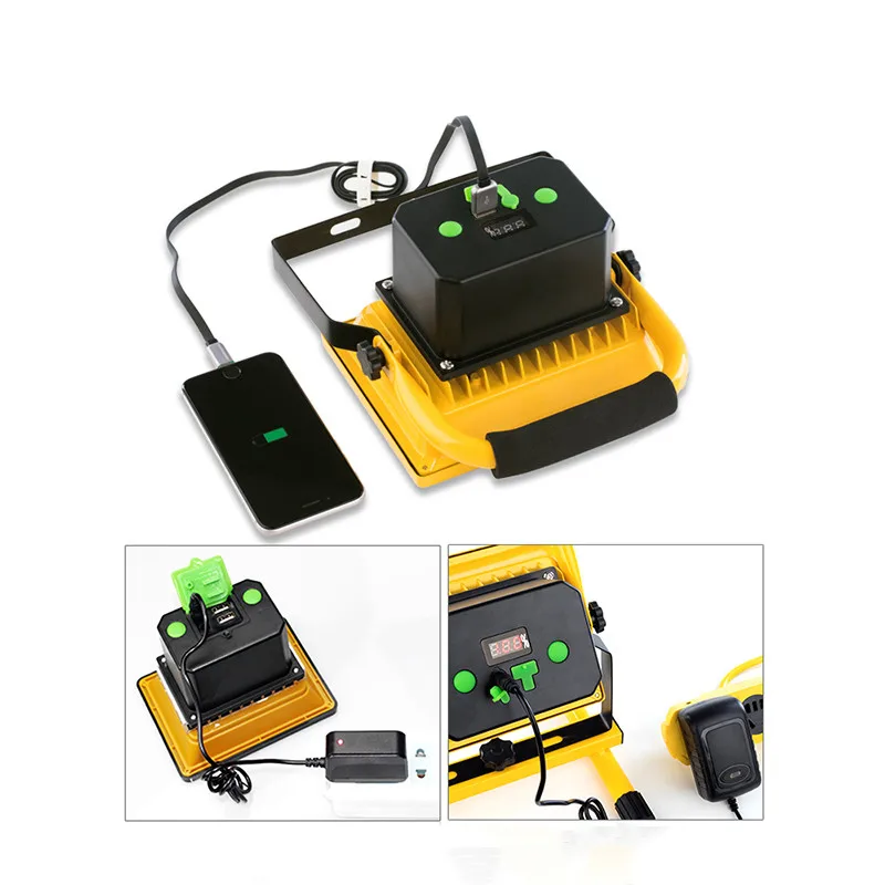 20000 mah camping light 1200lm foldable outdoor li tripod led 12v camping light