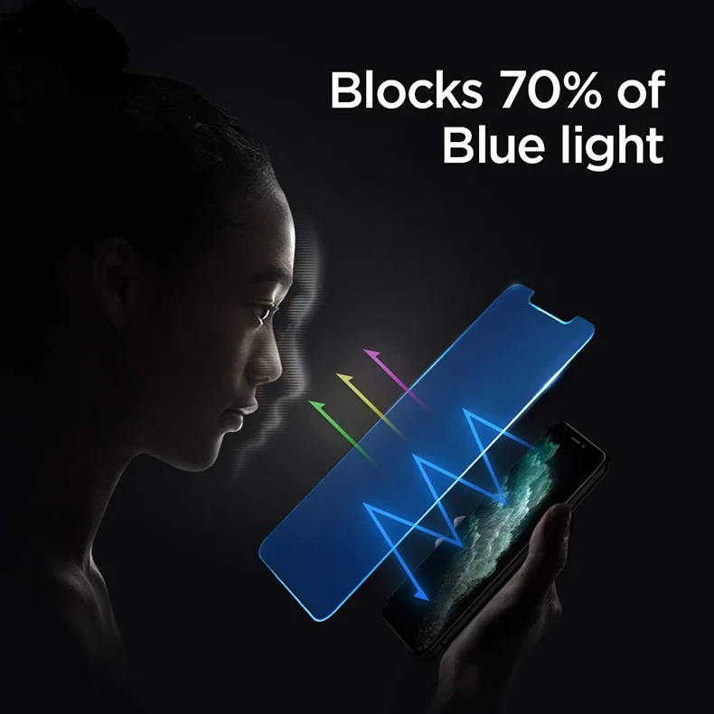 OEM anti blue light blocking glasses screen protector tempered glass for Tecno Infinix Blu Itel redmi Huawei Samsung iPhone ZTE