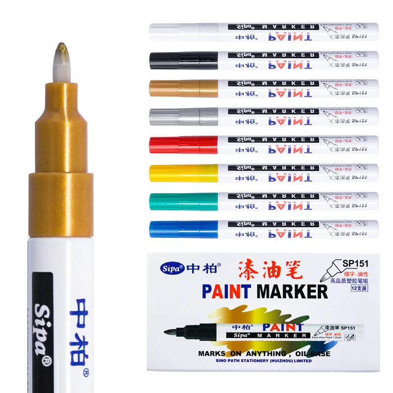 SIPA SP151 Outdoor Durable Paint Pen Waterproof Artistic Marker