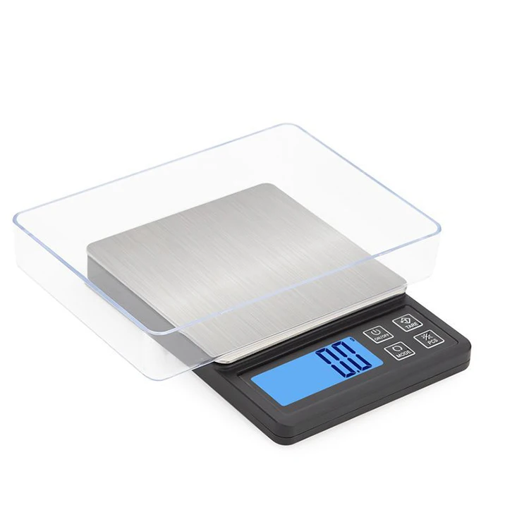 Digital Kitchen Scale 3000g/0.1g High Accuracy Precision Multifunction Food Meat Scale with LCD Display