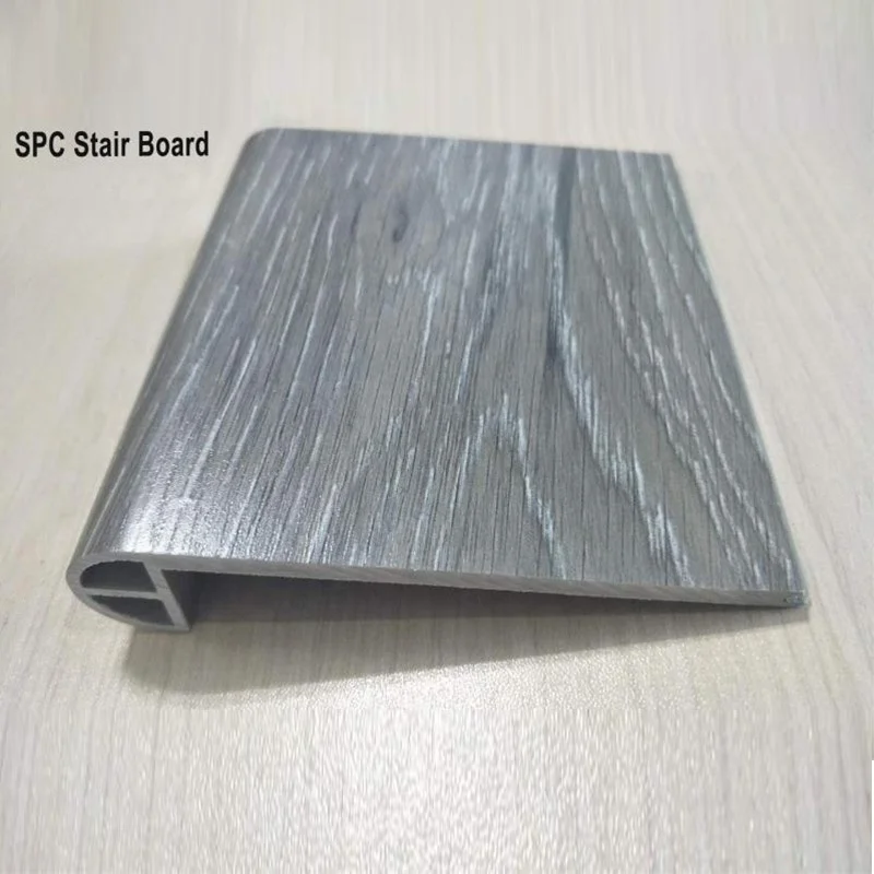 Waterproof Decorative Flooring Accessories Skirting SPC Stair Board