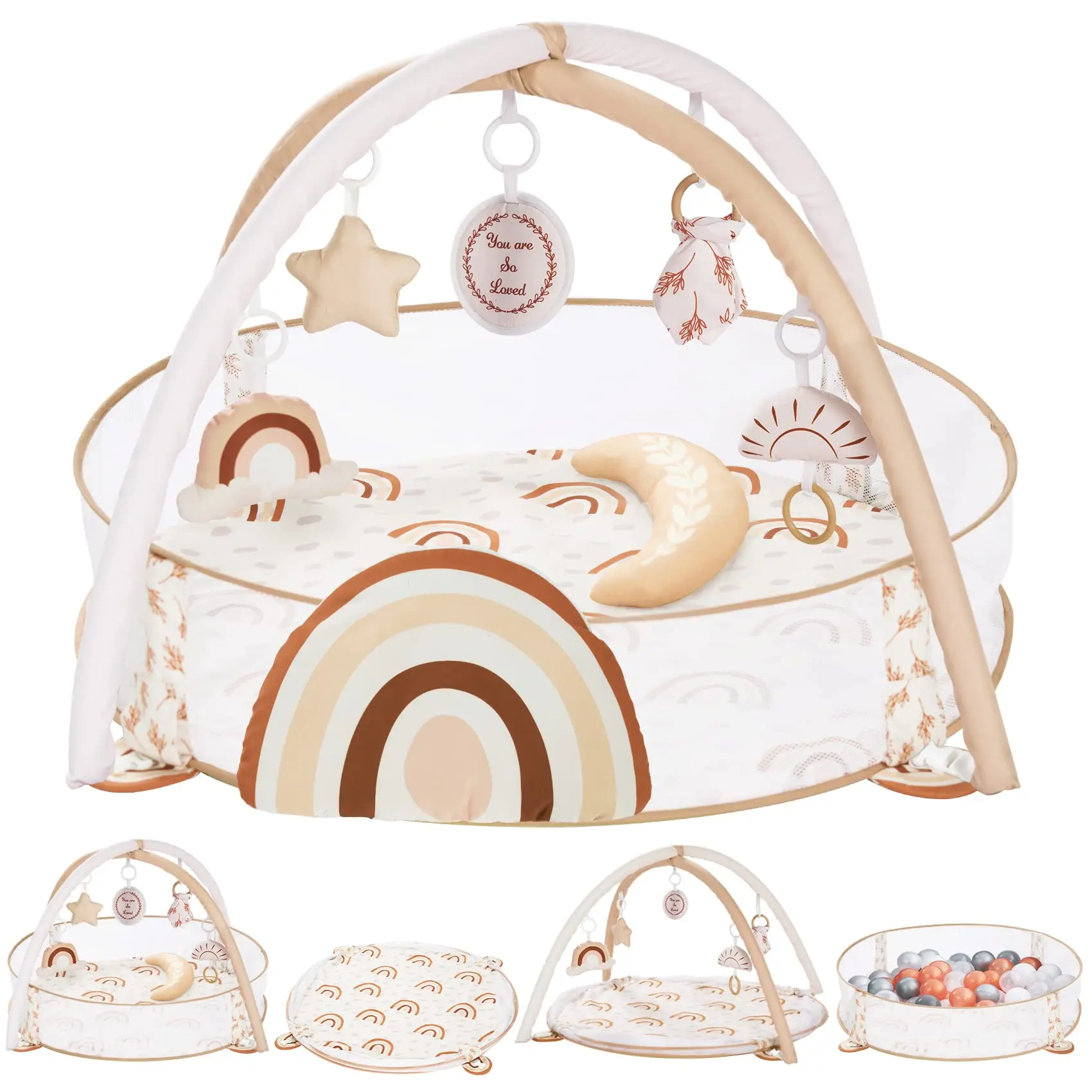 Premium Quality Wooden Baby Play Gym Kids Toy Eco-friendly product suitable and safe for all skin and age