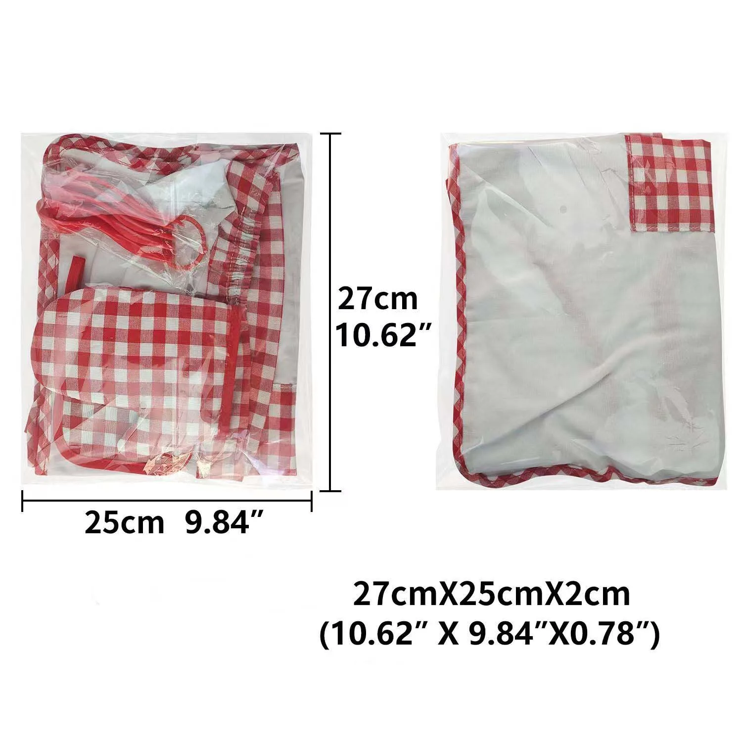 5pcs Kids Cooking and Baking Chef Set, Toddler Dress Up & Pretend Play Costume Clothes, Apron & Accessories Kitchen Toys