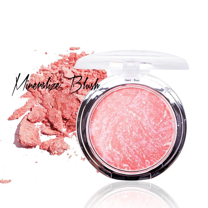 Private Label Face Makeup Cheek Contouring Soft Vegan Matte Waterproof Baking Powder Blush Palette