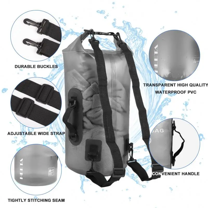wholesale lightweight custom logo cordura Nylon pvc outdoor waterproof sack camping kayaking roll up dry bag backpack