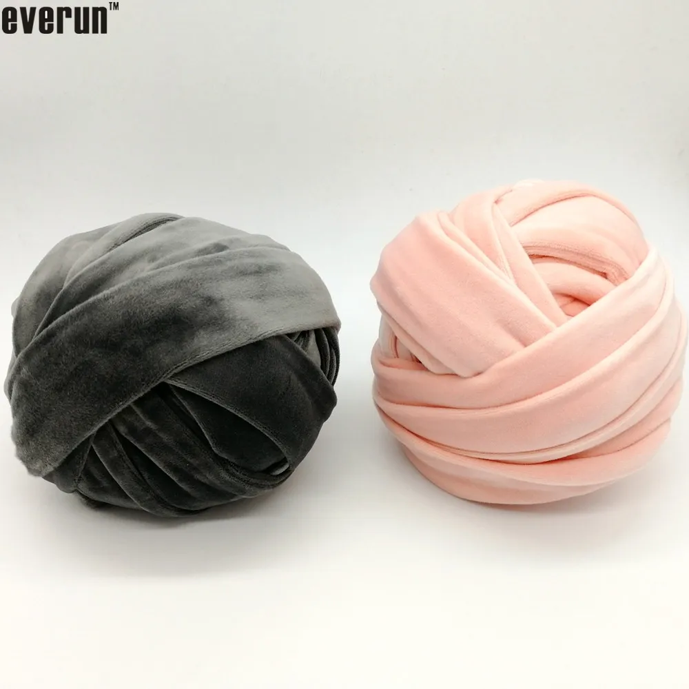 D6cm super soft plush minky tube no hollowfiber super giant chunky machine washable big loop knit hand wholesalers braid yarn