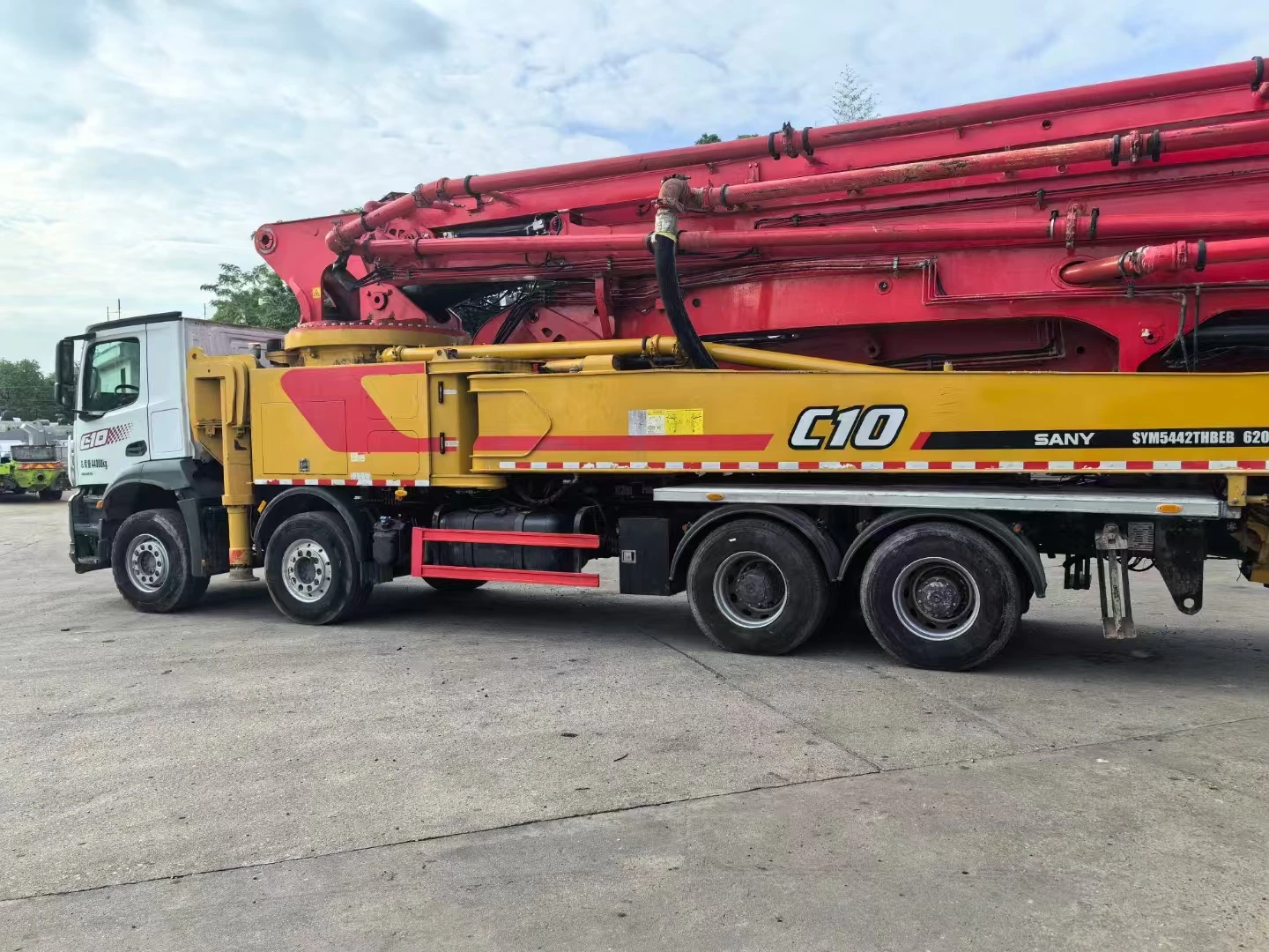 2021 Sany Benz62m Concrete Pump Truck Used Construction Machinery Equipment with Diesel Power Core Components Engine Motor