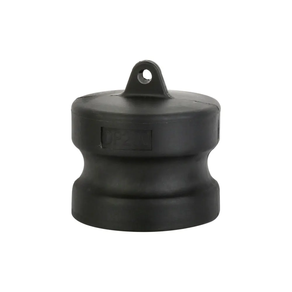 Polypropylene Camlock Male End Adapter Part DP Dust Plug Chemical Resistance Groove Couplings