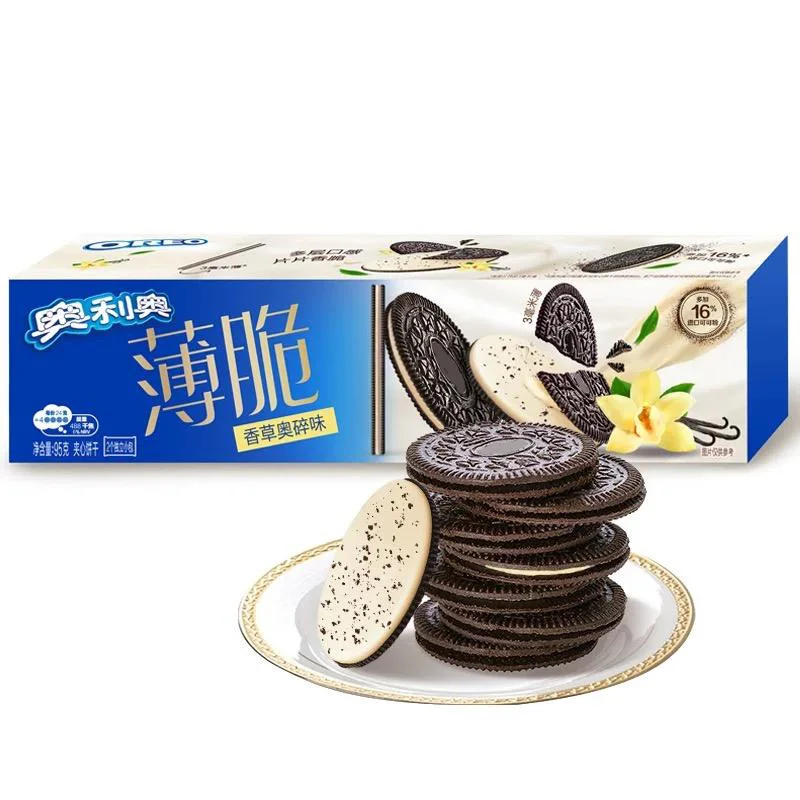 Оптовая продажа вкусное печенье Oreoo 95 г маття со вкусом инжира различные вкусы сэндвич-печенья