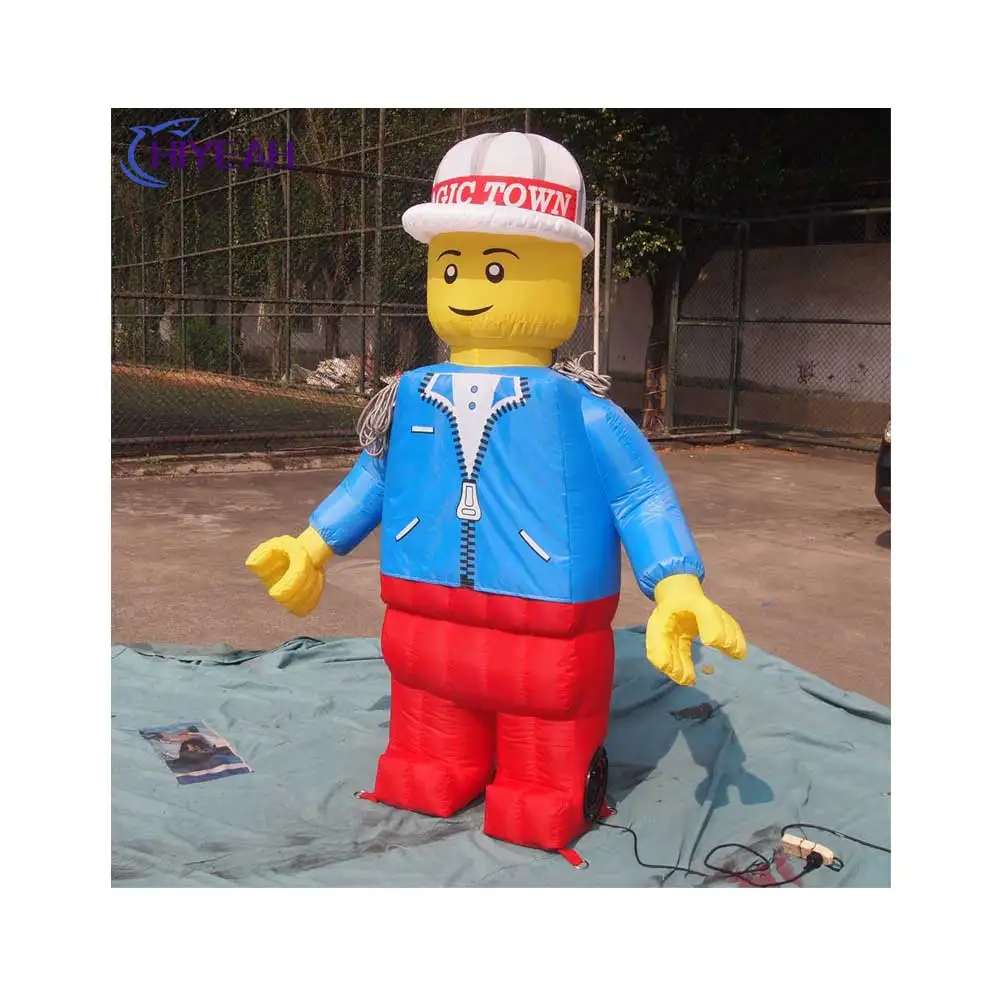 Рекламный надувной маскарадный коврик Lego с персонажами из мультфильмов