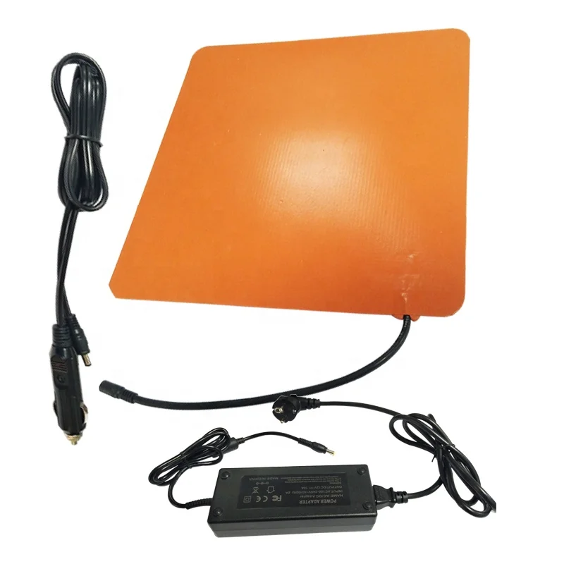 12V and 220V combined 350x350mm Silicone Hot Bed Heating Element for Pizza