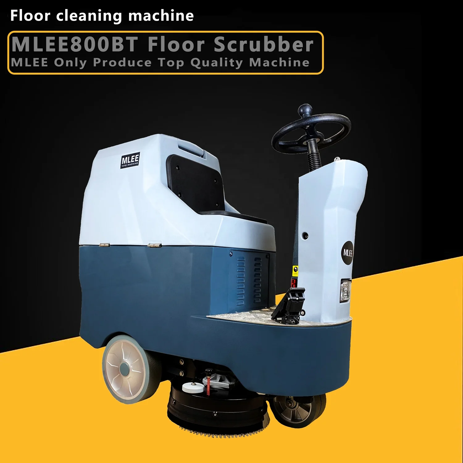 MLEE800BT Magnetic Double brush Floor scrubber Machine Floor Scrubber Washer Equipment