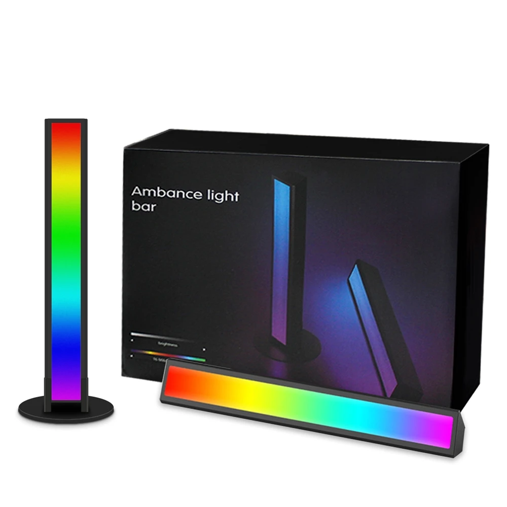 Комплект из 2 предметов новинка музыкальный ритм игры цветная (RGB) поток света бар использовать для развлечения интерьера ТВ светодиодная фоновая