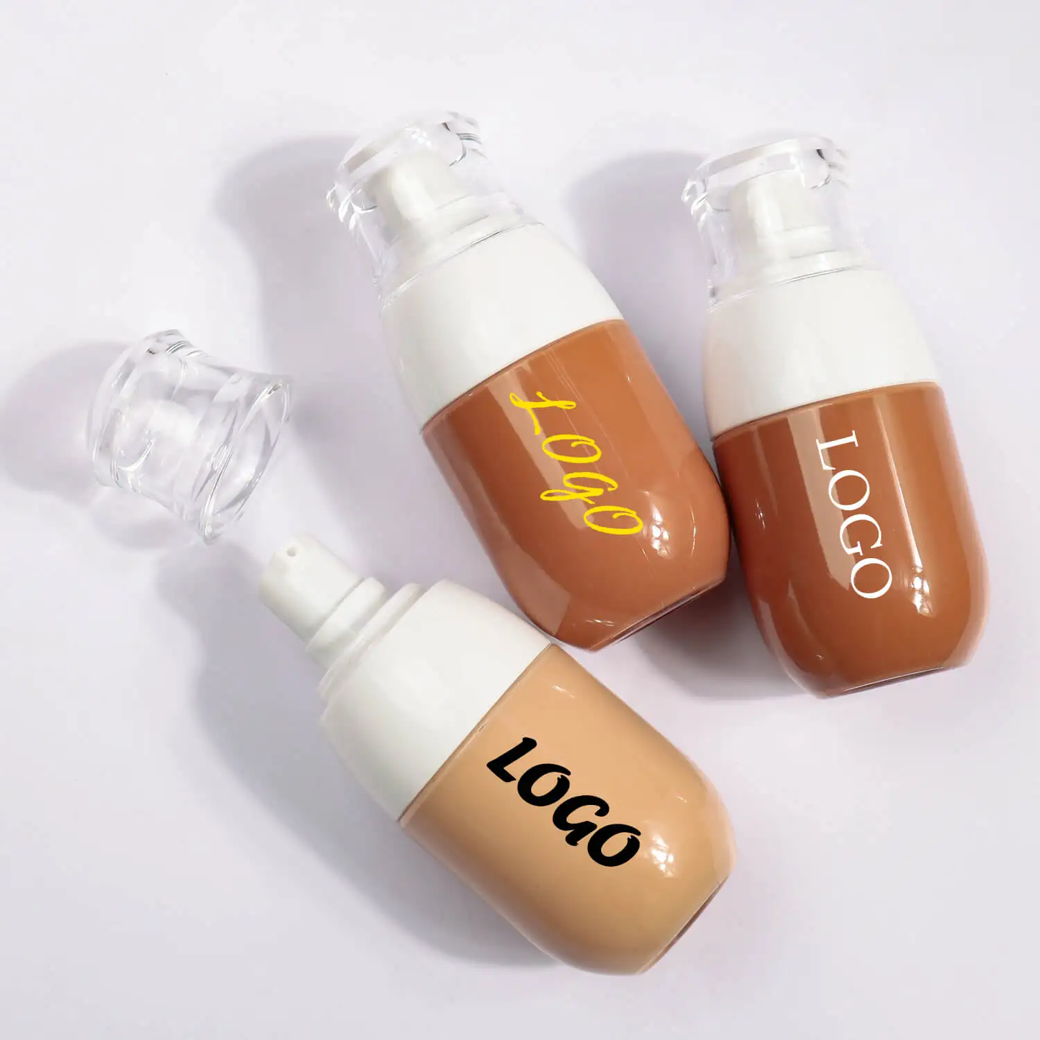 Vegan Make Up Foundation High Quality for Black Women Dark Skin Custom Cream Foundation Private Label