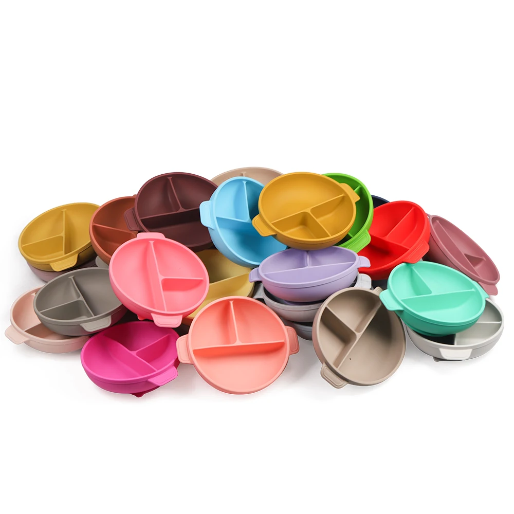 Newsun Plate Dinner Set Bpa Free Silicone Dinnerware Gift Set New Born Kids Care Baby Products Em/Odm