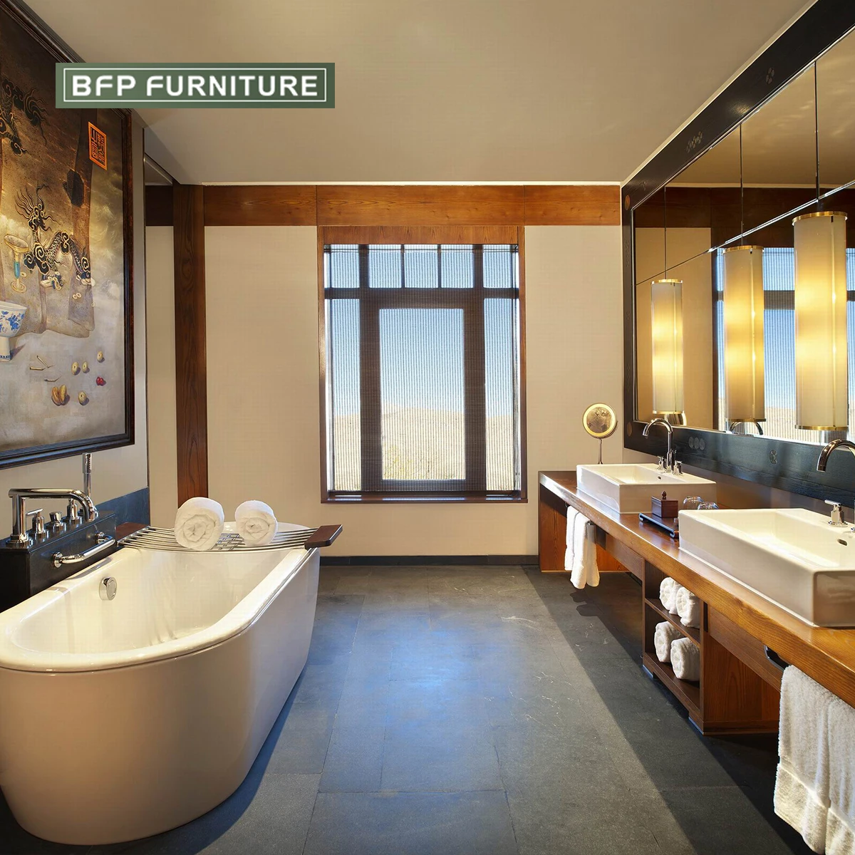 BFP Commercial Furniture Hotel Project  Bedroom Furniture Set King Size Bed Elegant Sofa Living Room Chairs