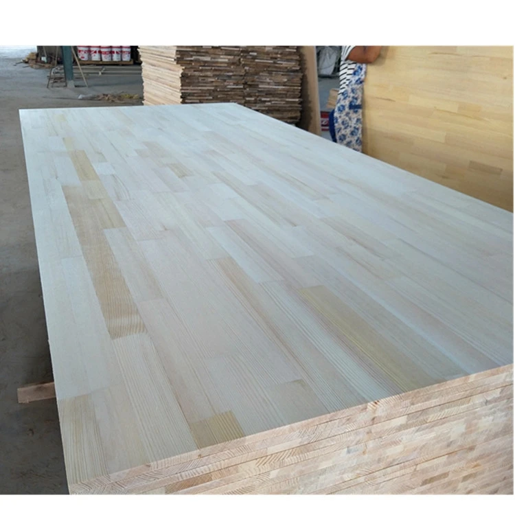 Pinus sylvestris timber edge glue joint board wood finger joint board panel lumber for decoration furniture E0E1 FSC