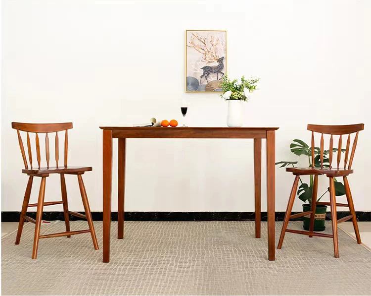 Competitive Price High End Stool Stackable Factories Wooden Bar Chair