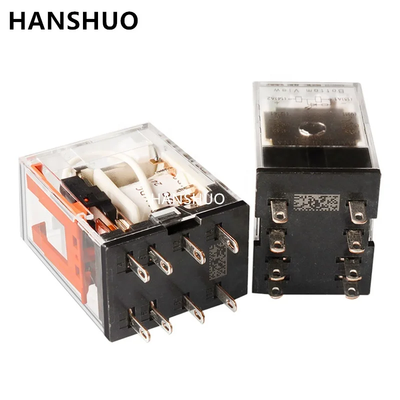 Серия миниатюрное силовое реле 8pin катушки DC24V нагрузки 10A 250VAC30VDC MY4N-GS MY2N-GS Ом Рон реле 24vdc