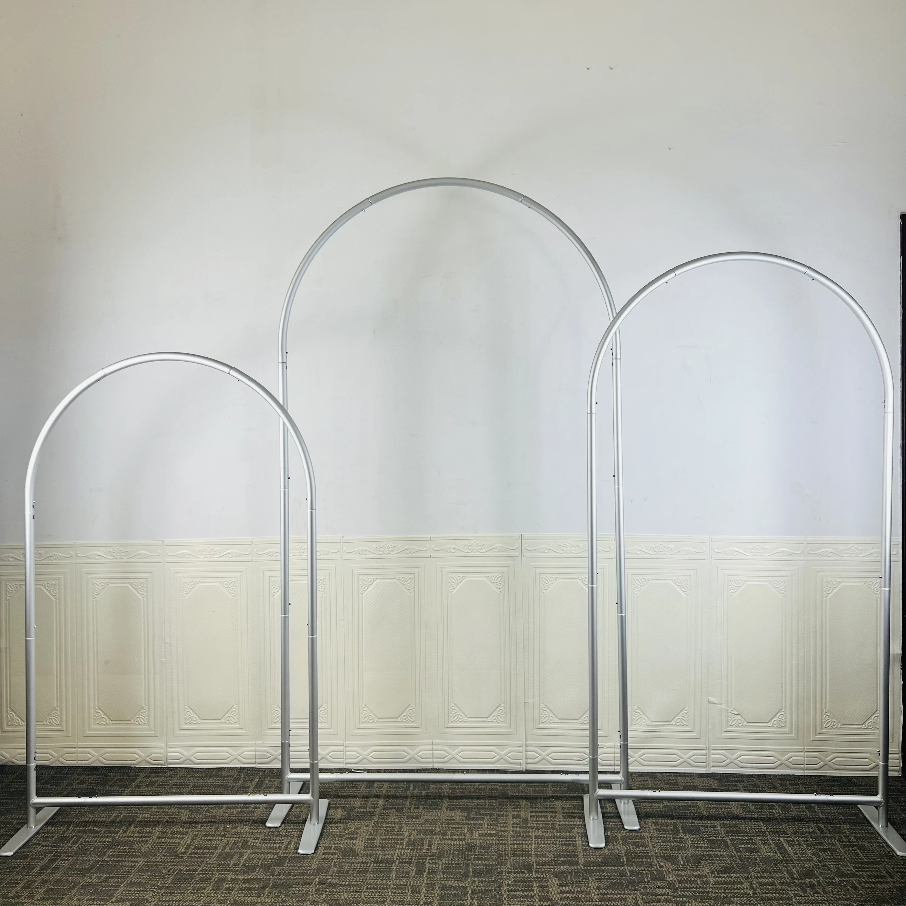 3.3*5ft 4*7ft 3.3*6ft Birthday Wedding Aluminum Arch Backdrop Stand Kits