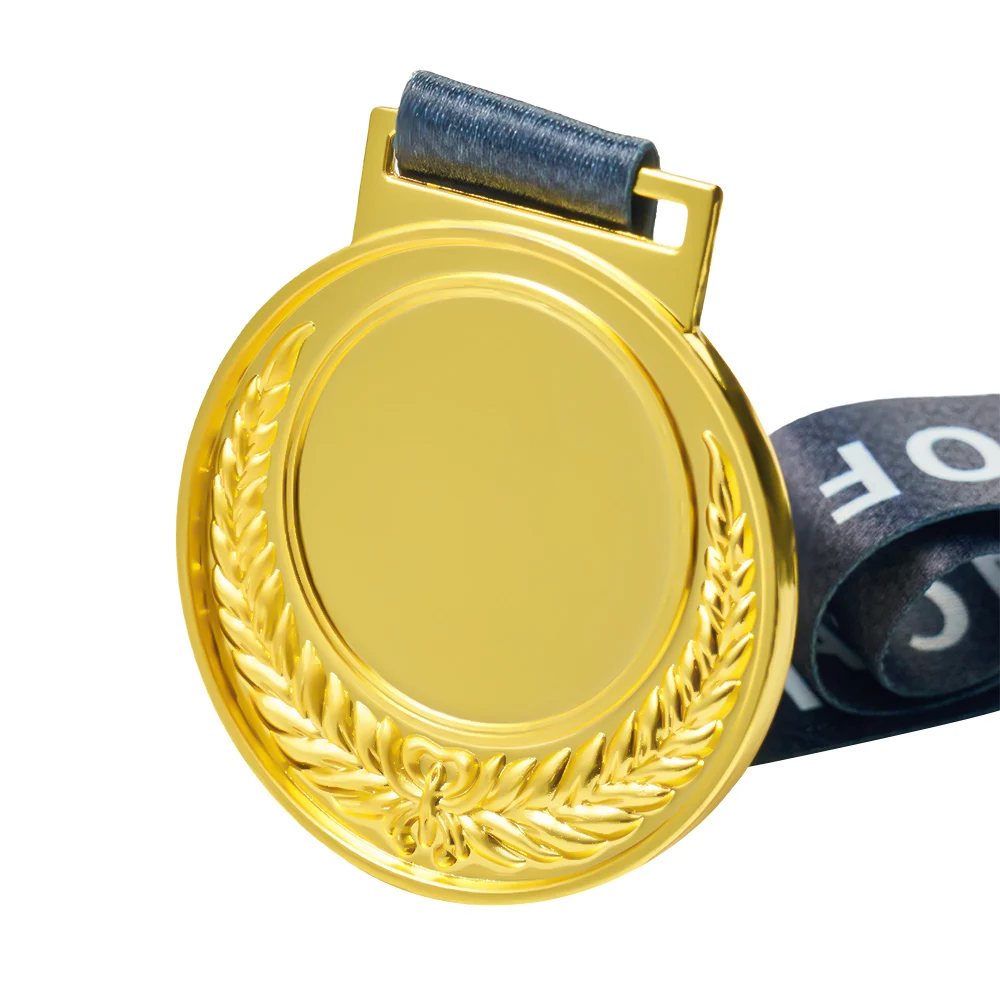 Cheap Prices Customized Music Champions League Badminton Medallas Wrestling Judo Sports Soccer Award Gold Ribbon Metal Medals