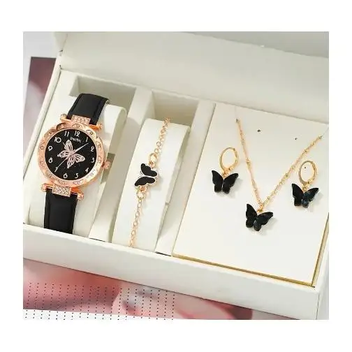 Часы montre femme кварцевые 2023 7 в 1 для девочек модные наручные водонепроницаемые часы из нержавеющей стали цена японский логотип против часовой стрелки