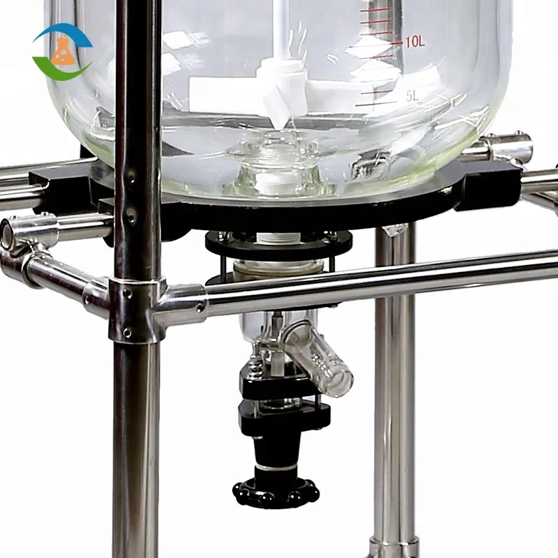 100l литр двойной слой измученный функция стеклянный реактор