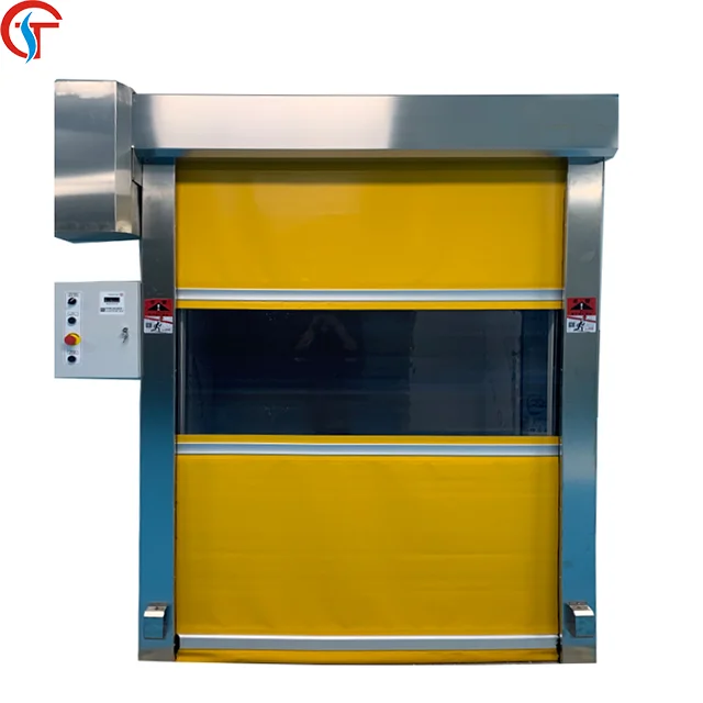 Indoor and outdoor isolation protection automatic fast pvc roller shutter door