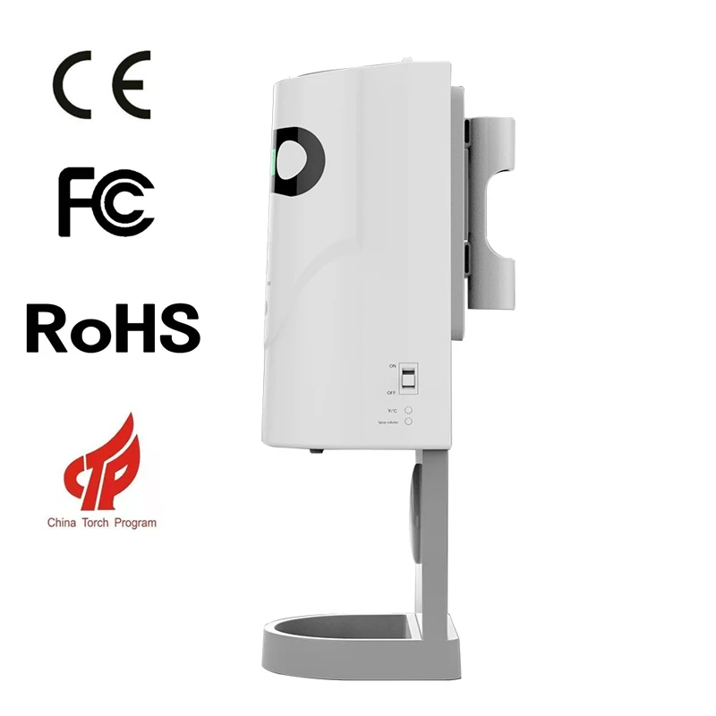 Non-contact wall-mounted desktop automatic soap dispenser at bus station