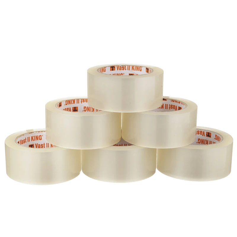 5% discount high quality clear transparent bopp packing adhesive packaging tape