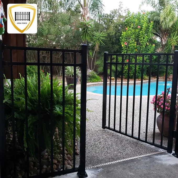 steel zinc fence roadside steel fence steel garden fencing