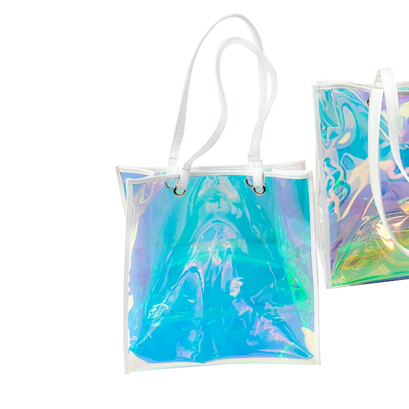 Factory customized PVC makeup bag transparent makeup plastic cosmetic bag tote bag