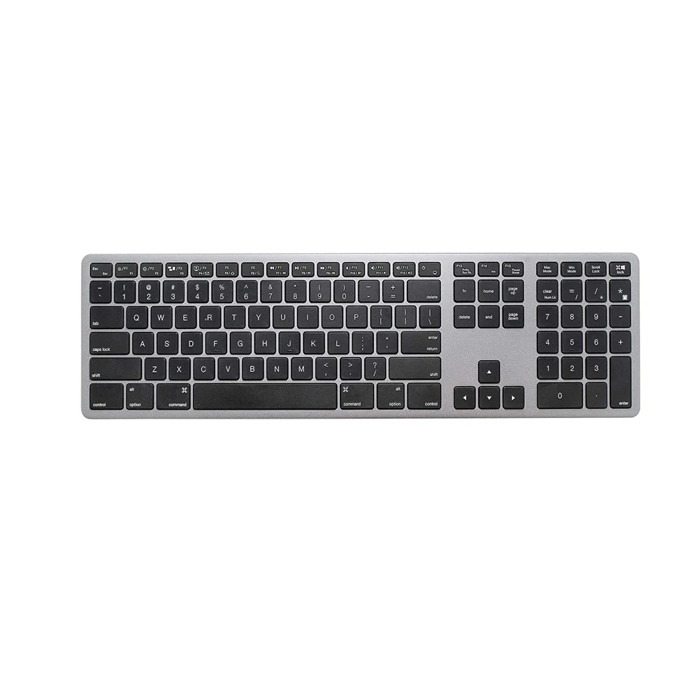 Custom factory high quality laptop Aluminum thin Magic Wireless computer silent office bt Keyboard for Mac