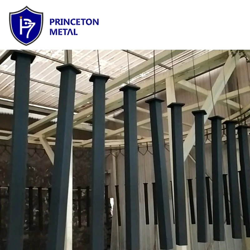 Factory price powder coated aluminum fence and gates post