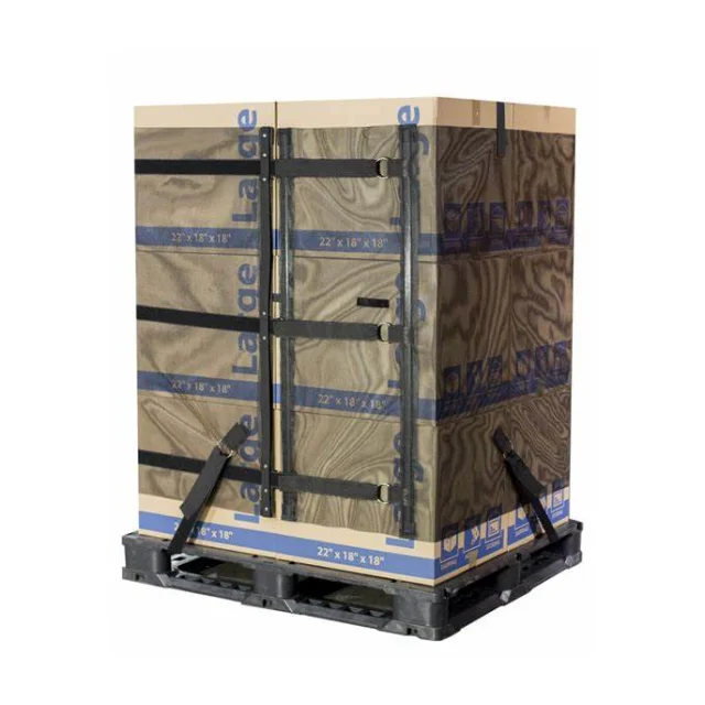 Reusable Professional Reusable Integrated Conveyor With Pallet Wraps Wrapping to replace stretch film