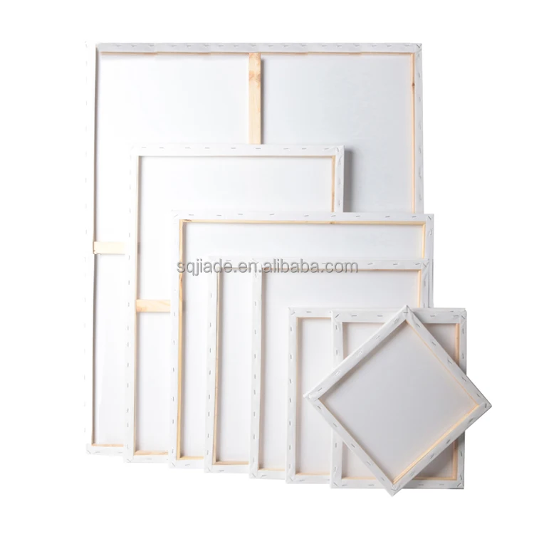 2022 Best Selling 100%cotton stretched canvas board Blank art Canvas set for painting