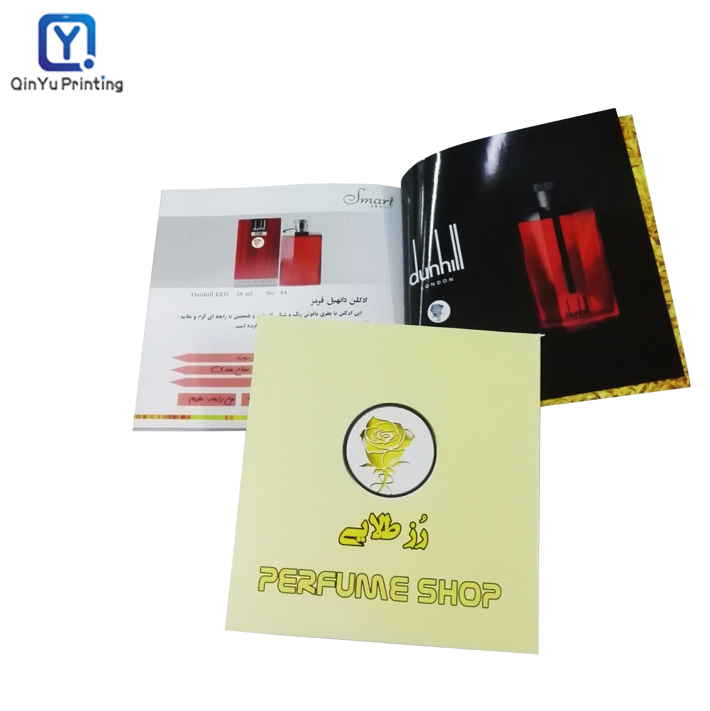 Custom Publishing Offset Printing Booklet Folded Flyer Magazine Brochures Catalogue Photo Paper Book Printing